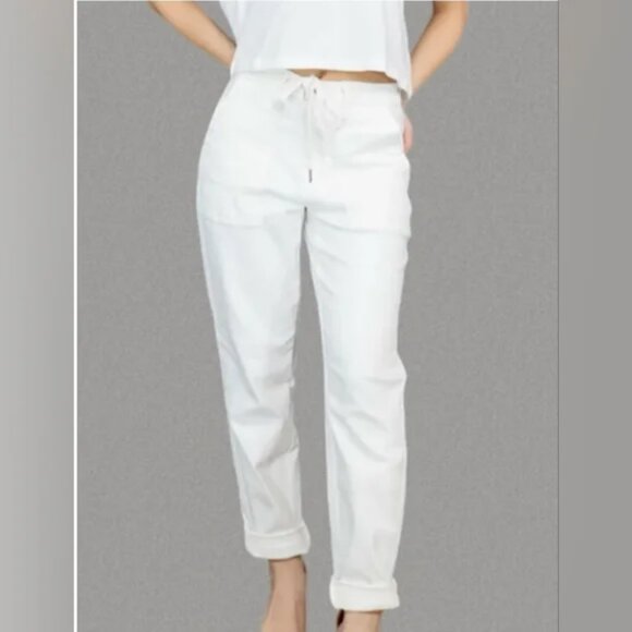 NWT - Judy Blue High waist cuffed jean joggers size 1/25 - Picture 2 of 3